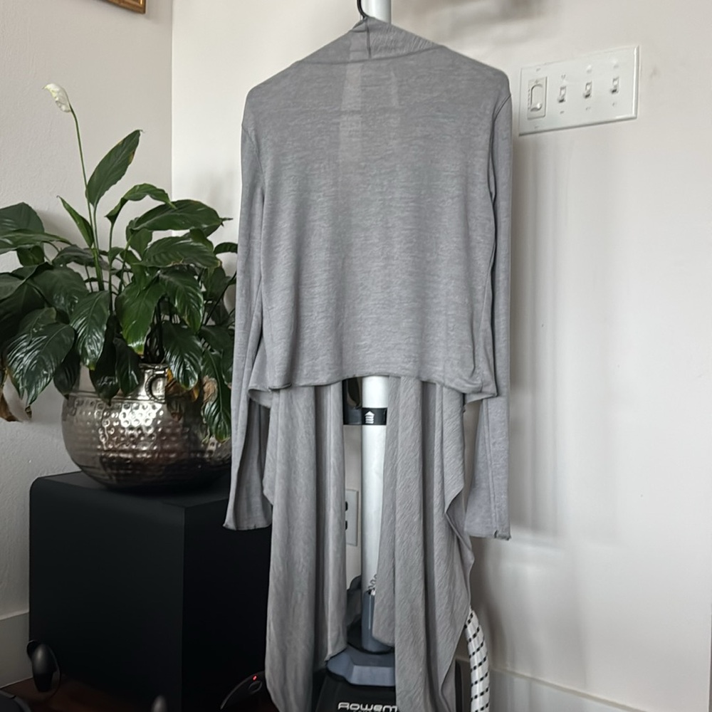 Patagonia Glorya Wrap Top/Blouse/Shirt Sz L Gray Long Sleeve - Picture 8 of 10